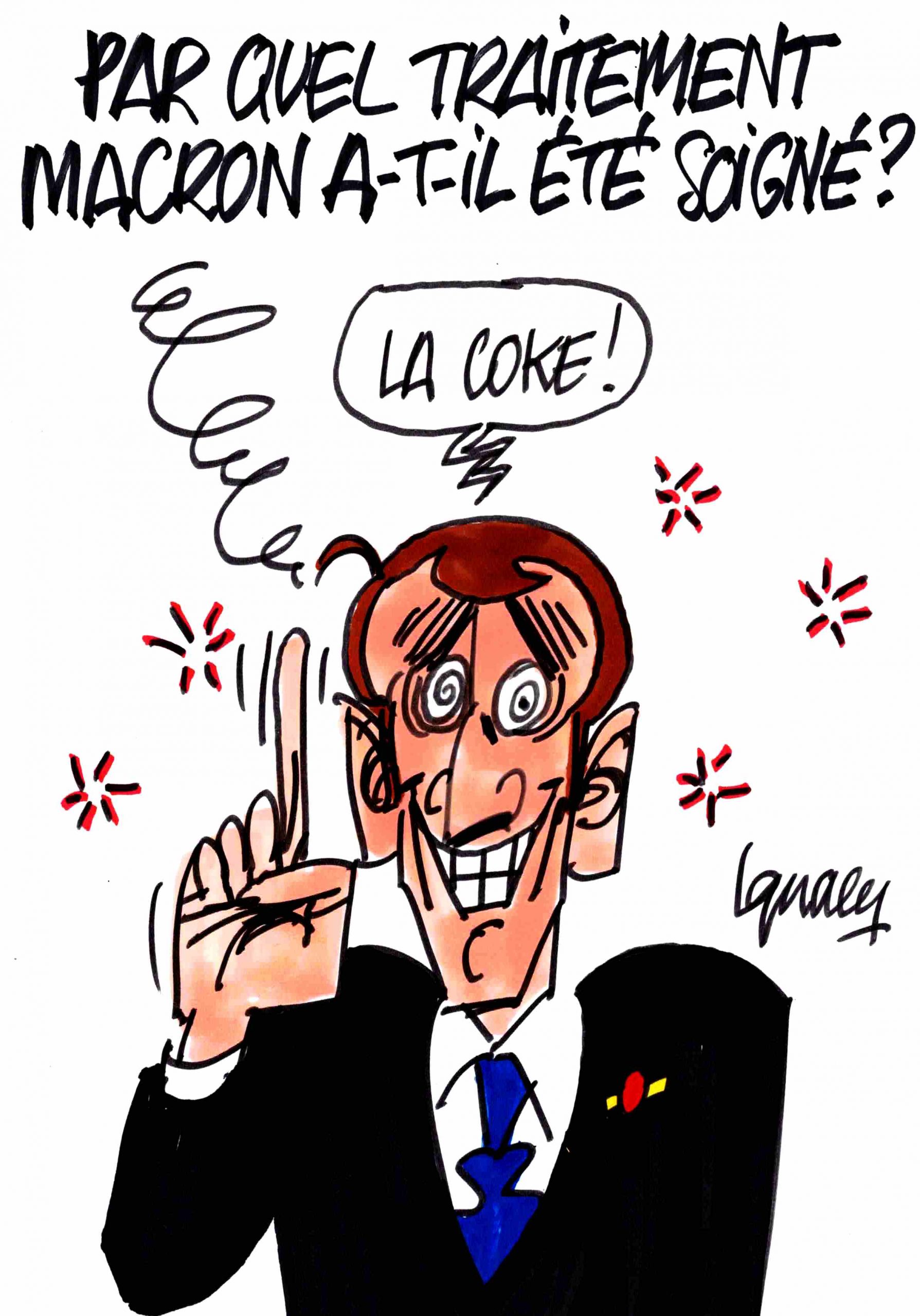 Ignace - Par quel traitement Macron a-t-il été soigné ?