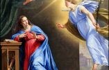 Jeudi 25 mars – L’Annonciation de la Bienheureuse Vierge Marie, Mère de Dieu