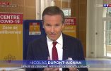 Collabo de la dictature sanitaire, Dupont-Aignan : “Je pense qu’il faut interdire l’accès à l’école aux enfants dont les parents refusent qu’ils soient testés”