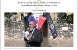 « Bergerac : malgré l’interdiction préfectorale, le rassemblement de Civitas a bien eu lieu » [Quotidien Sud-Ouest]
