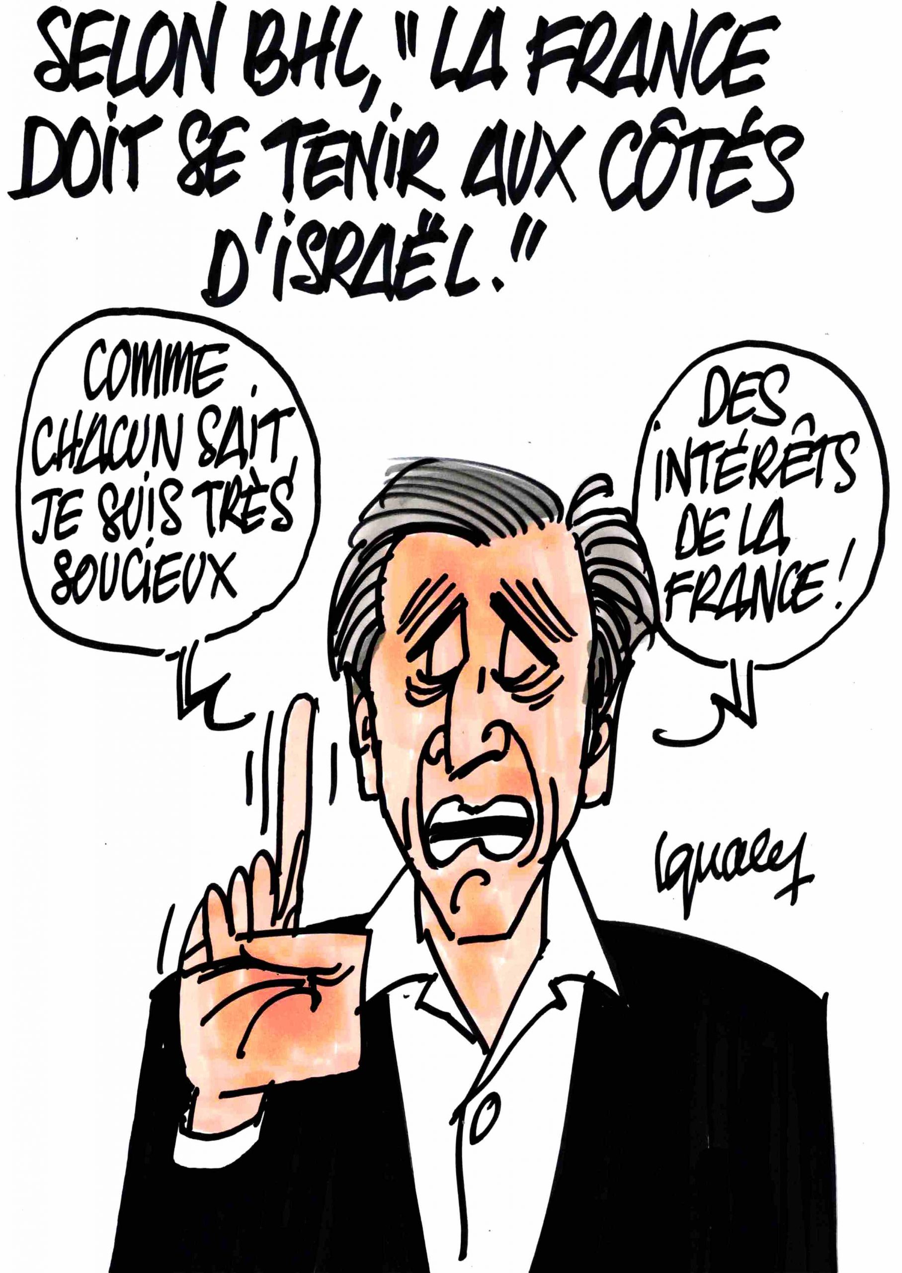 Ignace - BHL veut la France aux côtés d'Israël