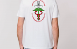 T-shirts et bijoux vendus au profit de l’Association Catholique des Infirmières et Médecins (ACIM) et de sa mission Rosa Mystica