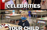 Mel Gibson dénonce l’absurdité d’un masque imposé à nos enfants à l’école et absent des événements mondains des célébrités