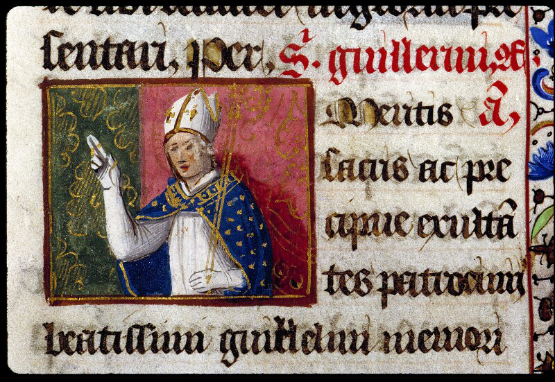 Lundi 10 janvier De la férie Saint Guillaume, Archevêque de Bourges