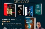 9 avril 2022 à Paris – Pierre Hillard dédicace à la Librairie Française
