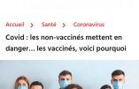 Les médias du Système préparent les esprits au retour des « vaccins » anti-Covid