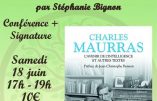 18 juin 2022 au Puy-en-Velay – Conférence de Stéphanie Bignon sur Charles Maurras et l’Avenir de l’Intelligence