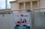 Législatives – La 5ème circonscription de la Loire couverte d’affiches de Yann Esteveny, candidat CIVITAS contre la tyrannie sanitaire mondialiste