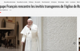François accueille un groupe transgenre au Vatican pour la quatrième fois cette année