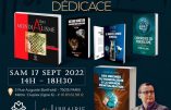 17 septembre 2022 à Paris – Pierre Hillard dédicacera à la Librairie Française