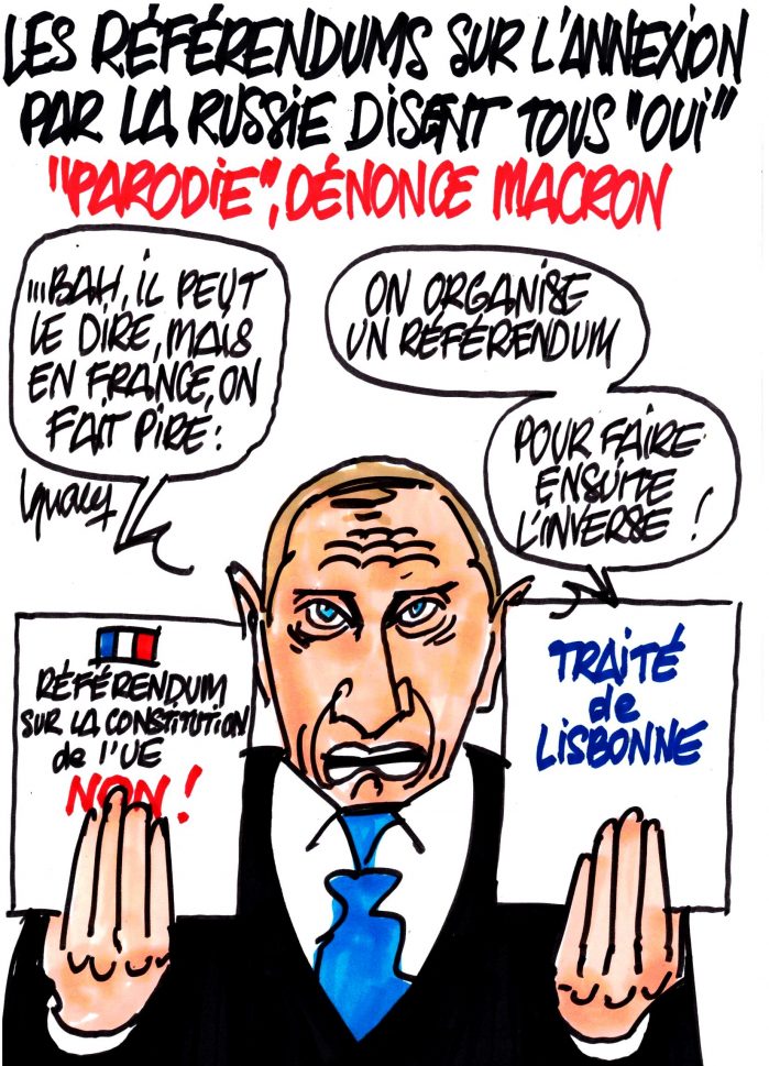 Ignace - Les référendums sur l'annexion par la Russie disent tous "oui"