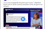 Tout arrive : Ségolène Royal dézingue Zélensky en direct sur BFM !