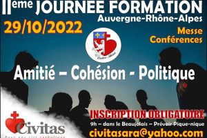 Journée formation Civitas le 29 Octobre 2022 pour la région Auvergne-Rhône-Alpes