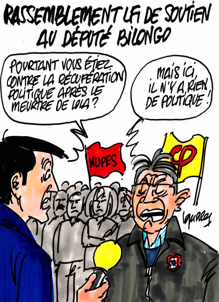Ignace - Rassemblement LFI de soutien au député Bilongo