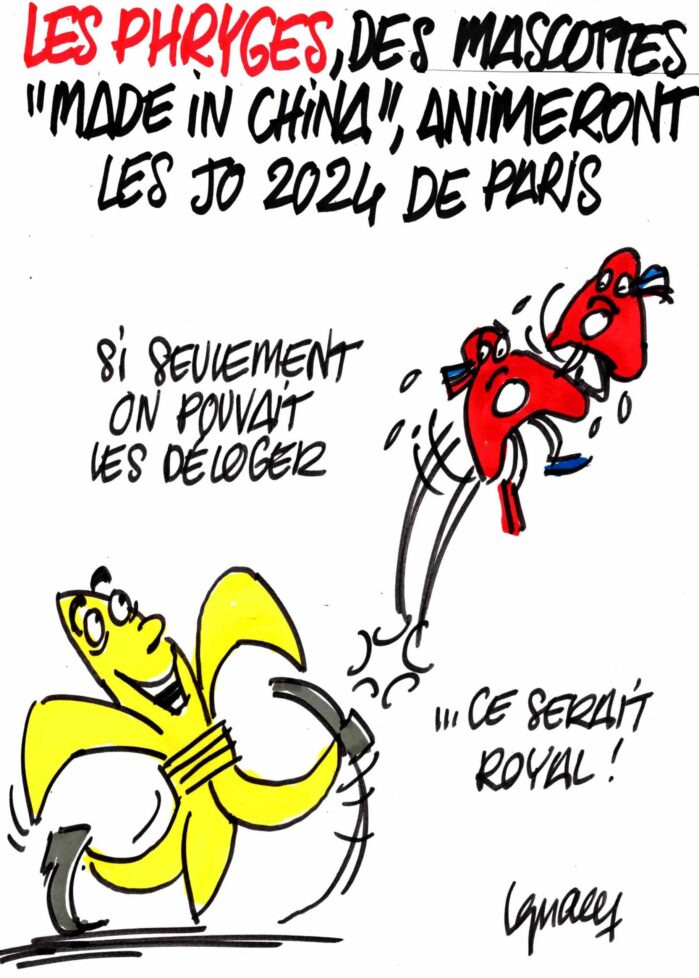 Ignace - Les Phryges "made in China", mascottes des JO Paris 2024