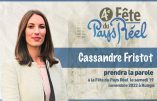 Cassandre Fristot prendra la parole à la Fête du Pays Réel le 19 novembre 2022 à Rungis