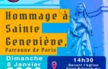 8 janvier 2023, hommage à Sainte Geneviève, Patronne de Paris