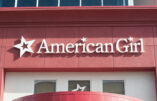 Scottsdale / Phoenix, USA - December 28, 2015: logo of  American Girl in Scottsdale. Upscale shop for specialty dolls & accessories (some with doll hair salons, photo studios & cafes).