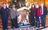 Crèche de Noël au Capitole de l'Illinois