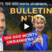 Bulletin N°111 – Centre d’Analyse Politico-Stratégique – 100 000 morts ukrainiens, pétrole à 60 $, visite sur le front.