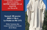 Chapelet à la Flotte-en-Ré le 28 janvier 2023