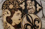 Dessous de verres pyrogravés vendus au profit des maraudes de Luminis