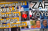 Surmortalité, XBB 1.5, retraites, inflation, le zapping…