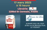 Alexandra Henrion Caude dédicacera ce soir et demain (Paris et Le Vésinet)