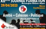 Journée formation Civitas Rhône le 29 avril 2023 avec Alain Escada