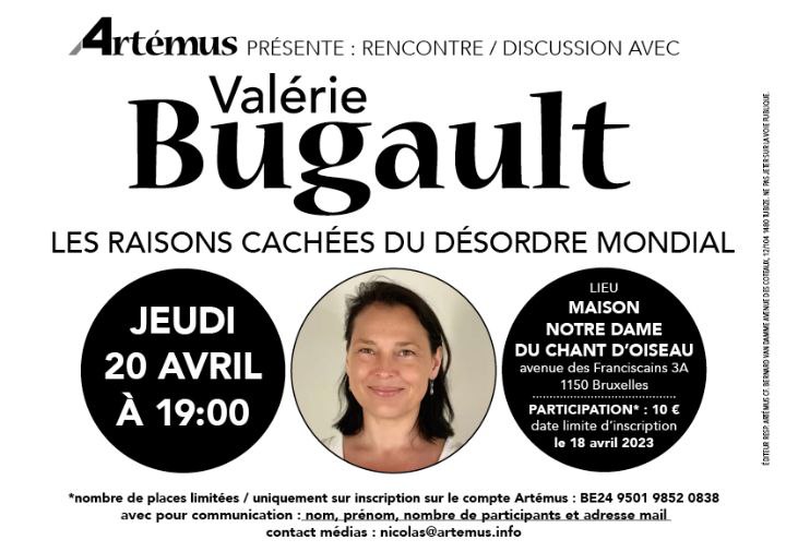 Valérie Bugault à Bruxelles pour présenter les raisons cachées du désordre mondial
