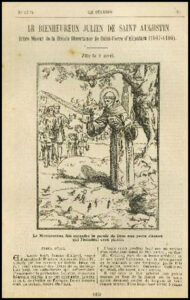 Bienheureux Julien de Saint-Augustin, Premier ordre capucin, huit avril