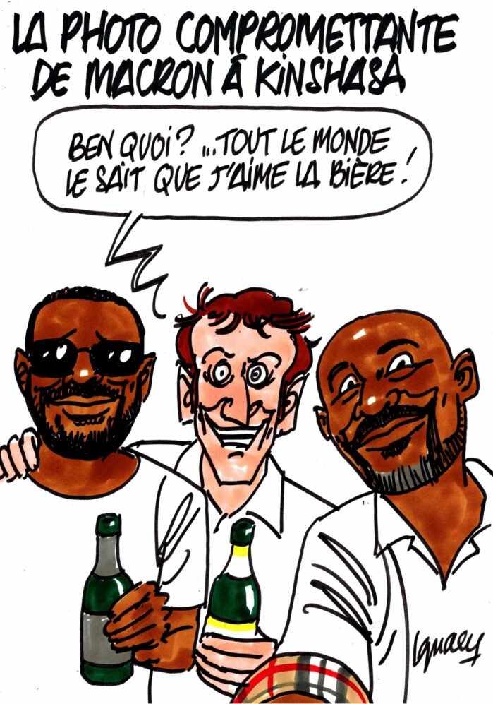 Ignace - La photo compromettante de Macron à Kinshasa