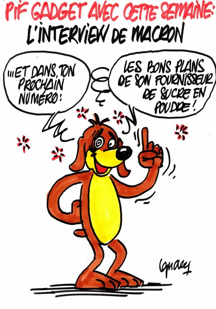 Ignace - Macron dans Pif gadget