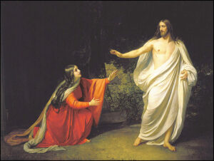 Jeudi de Pâques. Jésus dit : « Marie » ; elle se détourna et dit : « Mon Maître ».