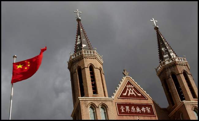 Chemin de croix en communion avec les fidèles catholiques de Chine, douzième station