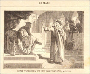 Saint Victorien de Carthage et ses Compagnons, Martyrs († 484), 23 mars