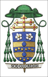 Blason officiel de Mgr Carlo Maria Viganò, archevêque