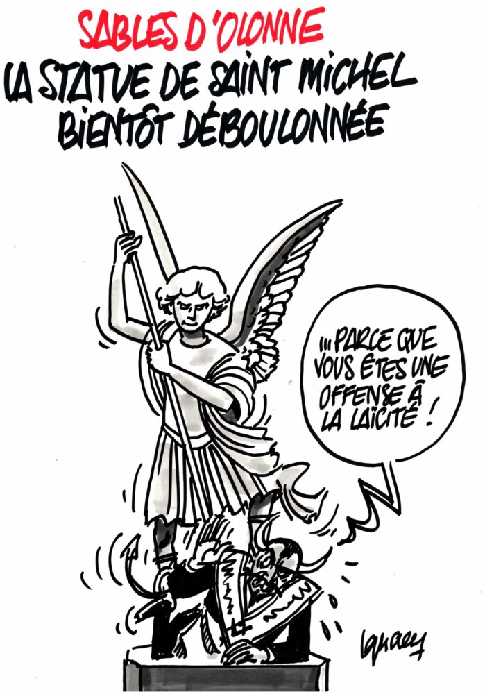 Ignace - Statue de saint Michel bientôt déboulonnée ?