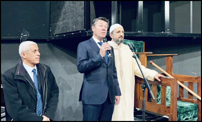 Nice Christian Estrosi et son clientélisme avec les frères musulmans, avril 2023