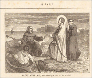 Saint Anselme, archevêque de Cantorbéry, vingt-et-un avril