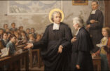 Saint Jean-Baptiste de La Salle, prêtre et confesseur. Il fonda l'Institut des Frères des écoles Chrétiennes.