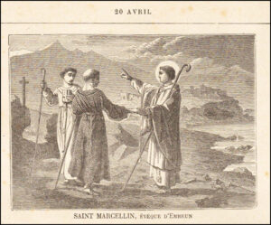 Saint Marcellin d'Embrun, Evêque, vingt avril