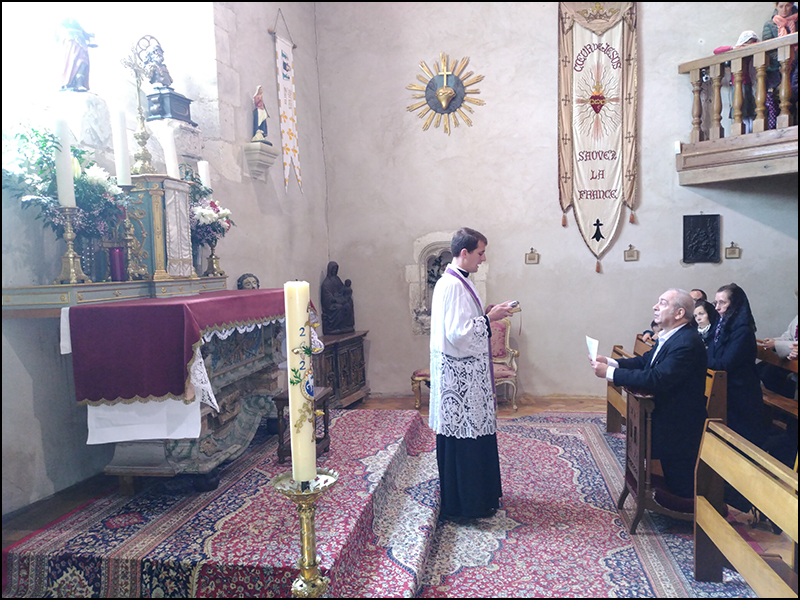 Abjuration de Norbert Leroux, Chapelle d'Angillon seize avril