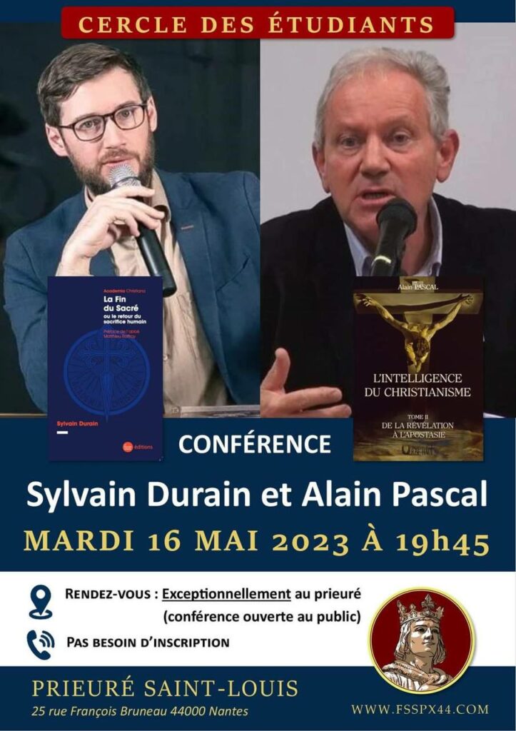 Alain Pascal et Sylvain Durain à Nantes le 16 mai