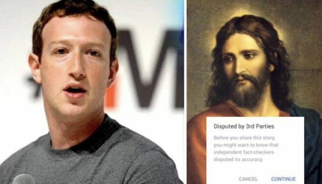 Facebook censure les contenus chrétiens