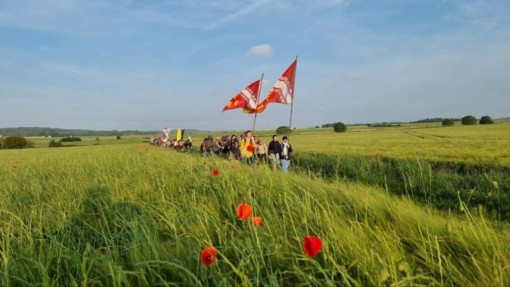 Lundi de Pentecôte à travers les sentiers