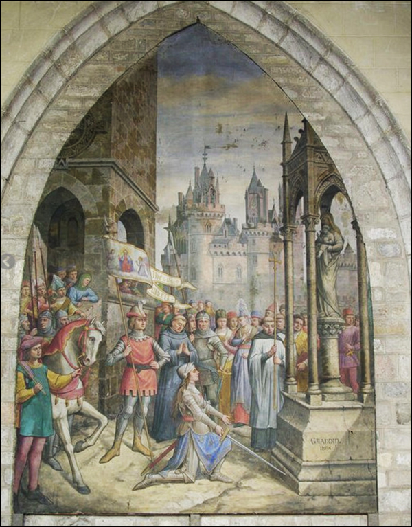Sainte Jeanne d'arc à Mehun-sur-Yevre