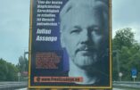 Allemagne - Camion "Liberté pour Julian Assange" vu sur l'autoroute