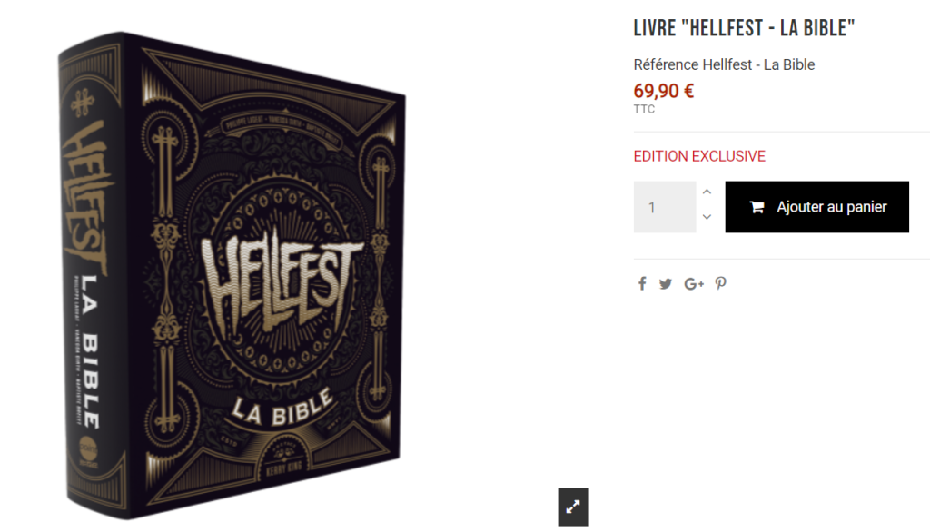 S'amusant des blasphèmes, le Hellfest vend sa "Bible"