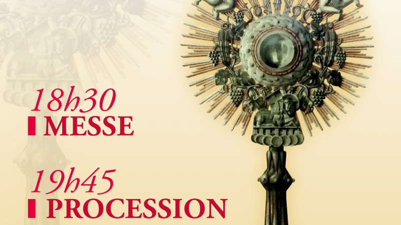 Procession du Saint-Sacrement à Bruxelles ce soir